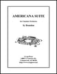 Americana Suite Orchestra sheet music cover